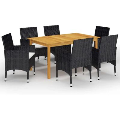 vidaXL 7-teiliges Gartentisch-Set - Outdoor-Möbel vidaXL 7-teiliges Gartentisch-Set - Outdoor-Möbel