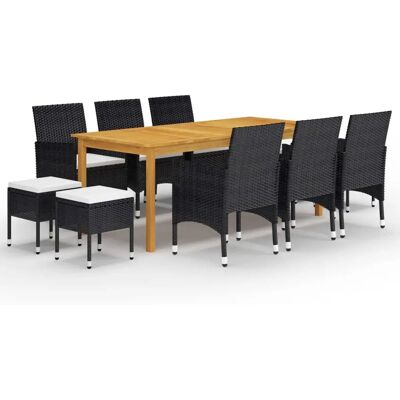 VidaXL Gartenmöbel-Set - Langlebiger Akazienholz Tisch, 10 Plätze VidaXL Gartenmöbel-Set - Langlebiger Akazienholz Tisch, 10 Plätze