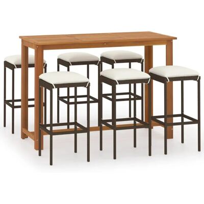 VidaXL 3068010 Gartenset - Gartenbar mit Kissen VidaXL 3068010 Gartenset - Gartenbar mit Kissen