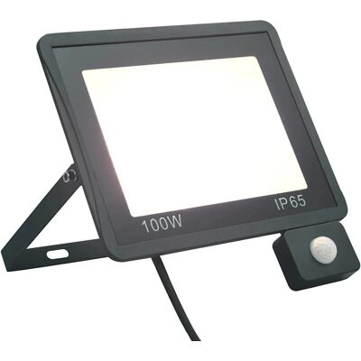 vidaXL LED-Fluter mit Sensor - 100 W Weiß vidaXL LED-Fluter mit Sensor - 100 W Weiß