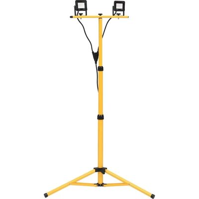 vidaXL LED-Fluter mit Stativ - 2x10 W Warmweiß vidaXL LED-Fluter mit Stativ - 2x10 W Warmweiß