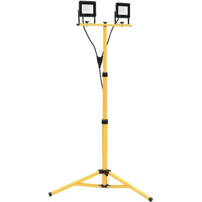 vidaXL Arbeitsleuchte mit Stativ - 2800 Lumen - 3000K - Höhenverstellbar vidaXL Arbeitsleuchte mit Stativ - 2800 Lumen - 3000K - Höhenverstellbar