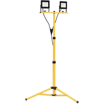 vidaXL Arbeitslicht mit Stativ - 7000 lm, Verstellbar, Warmweiß vidaXL Arbeitslicht mit Stativ - 7000 lm, Verstellbar, Warmweiß