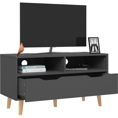 vidaXL - TV-Schrank - Grau - TV-Schrank vidaXL - TV-Schrank - Grau - TV-Schrank