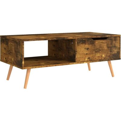 vidaXL Couchtisch Rauch-Eiche - Beistelltisch vidaXL Couchtisch Rauch-Eiche - Beistelltisch