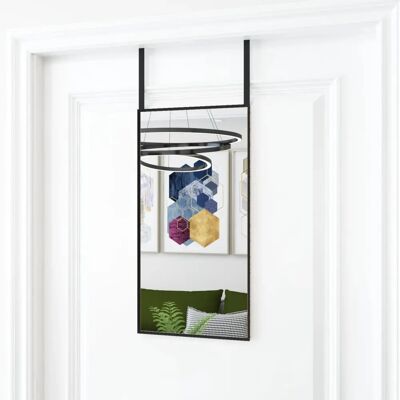 vidaXL 30x60 cm Zwart Deurspiegel - Glas & Aluminium vidaXL 30x60 cm Zwart Deurspiegel - Glas & Aluminium
