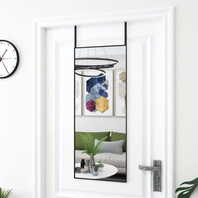 vidaXL Dørspiegel Sort 40x100 cm - Spejl vidaXL Dørspiegel Sort 40x100 cm - Spejl