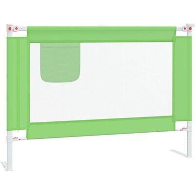 vidaXL Baby Bettgitter - Verstellbar, Grün - Baby Bettgitter vidaXL Baby Bettgitter - Verstellbar, Grün - Baby Bettgitter
