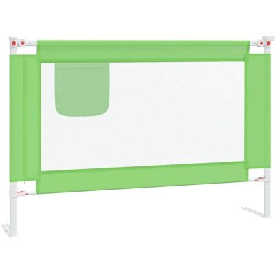 vidaXL Kleinkind-Sicherheitsbettgitter Grün 100x25 cm Stoff - Bettschutzgitter vidaXL Kleinkind-Sicherheitsbettgitter Grün 100x25 cm Stoff - Bettschutzgitter