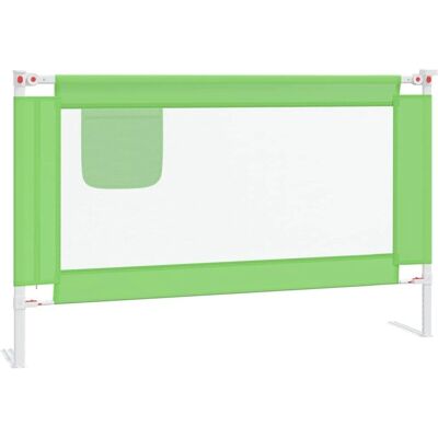 vidaXL Baby Bettgitter Grün 120x25 cm Stoff - Babysicherheitsbarriere vidaXL Baby Bettgitter Grün 120x25 cm Stoff - Babysicherheitsbarriere