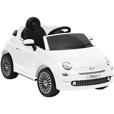 vidaXL Voiture électrique enfant Fiat 500 - Blanc - Publicité vidaXL Voiture électrique enfant Fiat 500 - Blanc - Publicité