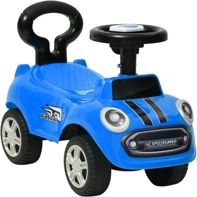 Voiture pour enfants vidaXL - Bleu & Support dorsal - Publicité Voiture pour enfants vidaXL - Bleu & Support dorsal - Publicité
