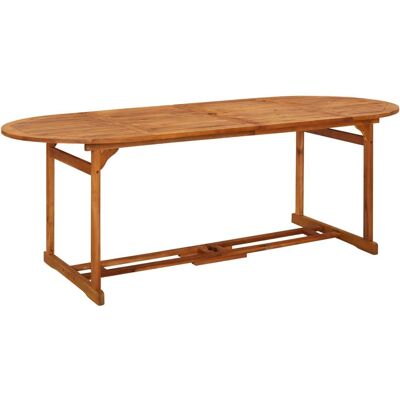 vidaXL Gartentisch 220x90x75 cm Akazie - Holz Gartentisch vidaXL Gartentisch 220x90x75 cm Akazie - Holz Gartentisch
