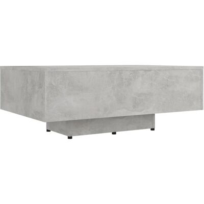 vidaXL Grijze Beton in Houtfineer Salontafel - Salontafel vidaXL Grijze Beton in Houtfineer Salontafel - Salontafel