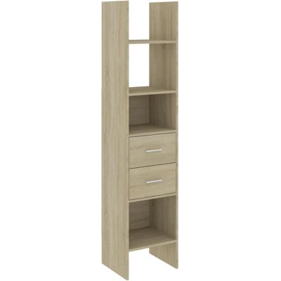 vidaXL 803419 Sonoma Eiche Bücherregal - Wohnzimmermöbel vidaXL 803419 Sonoma Eiche Bücherregal - Wohnzimmermöbel