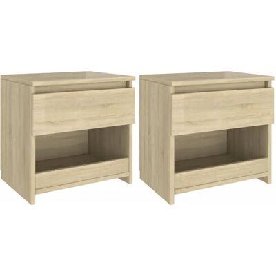 vidaXL Nachttisch Eiche - Elegant, Robust & Vielseitig vidaXL Nachttisch Eiche - Elegant, Robust & Vielseitig