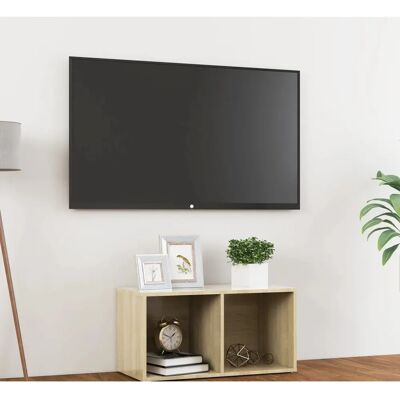 vidaXL TV Schrank Sonoma Eiche 72x35x36,5 cm Spanplatte - Fernsehschrank vidaXL TV Schrank Sonoma Eiche 72x35x36,5 cm Spanplatte - Fernsehschrank
