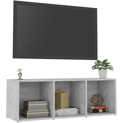 vidaXL TV-Schrank Beton Grau 107x35x37 cm - TV Schrank vidaXL TV-Schrank Beton Grau 107x35x37 cm - TV Schrank