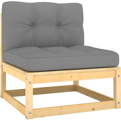 vidaXL Gartenecksofa Grau - Gartenecksofa vidaXL Gartenecksofa Grau - Gartenecksofa