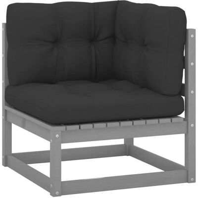 VidaXL Gartenbank - Modular aus Kiefernholz Stoff - Gartenmöbel VidaXL Gartenbank - Modular aus Kiefernholz Stoff - Gartenmöbel