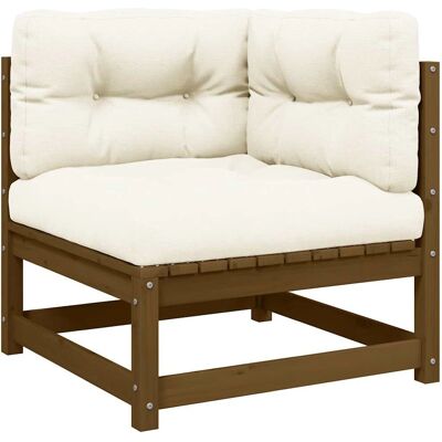Maisonchic Garten-Ecksofa aus Kiefernholz - Creme - Garten Ecksofa Maisonchic Garten-Ecksofa aus Kiefernholz - Creme - Garten Ecksofa