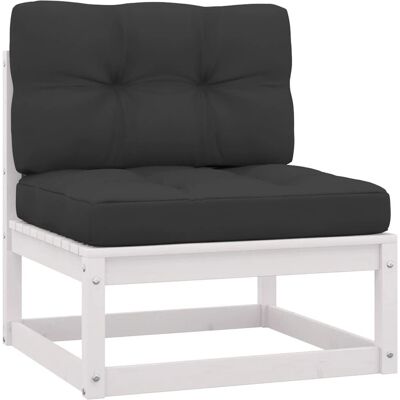 VidaXL Gartensofa - Holz, Stoff, Polyester VidaXL Gartensofa - Holz, Stoff, Polyester