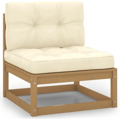 VidaXL Gartenbank - Holz, Stoff, Polyester - Gartenmöbel VidaXL Gartenbank - Holz, Stoff, Polyester - Gartenmöbel