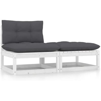 vidaXL Gartenmöbel-Set mit Kissen - Lounge vidaXL Gartenmöbel-Set mit Kissen - Lounge