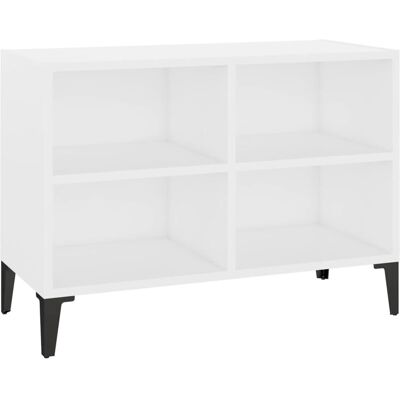 Meuble TV blanc vidaXL - 805932 - Rangement et divertissement - Publicité Meuble TV blanc vidaXL - 805932 - Rangement et divertissement - Publicité
