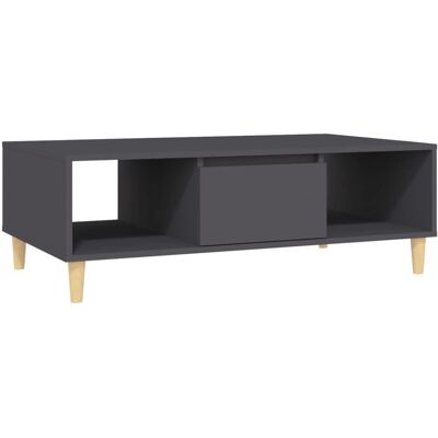 vidaXL Couchtisch Grau - Skandinavisches Design - Beistelltisch vidaXL Couchtisch Grau - Skandinavisches Design - Beistelltisch