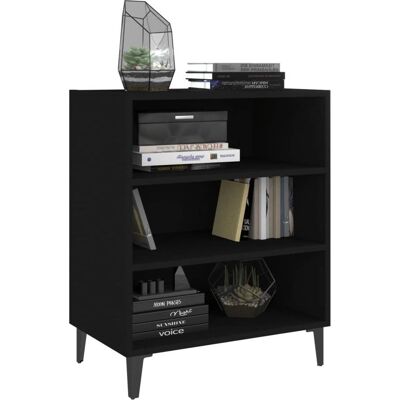 vidaXL Sideboard Schwarz Holzwerkstoff - Sideboard vidaXL Sideboard Schwarz Holzwerkstoff - Sideboard