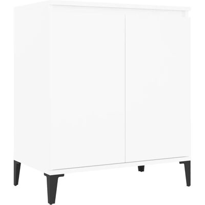 vidaXL 806076 Buffet Industriel Blanc - Meubles de salon - Publicité vidaXL 806076 Buffet Industriel Blanc - Meubles de salon - Publicité