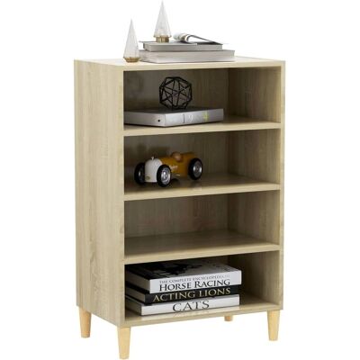 vidaXL Sonoma Eichen Sideboard - Stauraumschrank für Wohnzimmer vidaXL Sonoma Eichen Sideboard - Stauraumschrank für Wohnzimmer