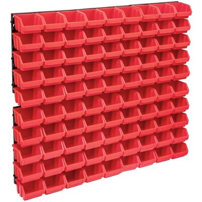 vidaXL 96-delige set met wandpanelen - Opbergset vidaXL 96-delige set met wandpanelen - Opbergset