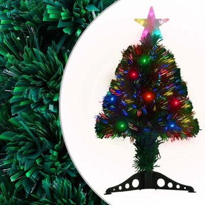 vidaXL Weihnachtsbaum mit LED & Faseroptik - 64cm vidaXL Weihnachtsbaum mit LED & Faseroptik - 64cm