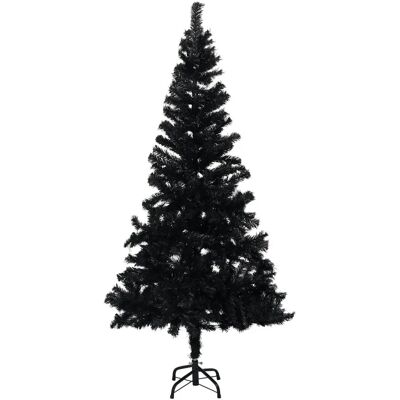 vidaXL Künstlicher Weihnachtsbaum mit Ständer Schwarz - 120 cm - Weihnachtsbaum vidaXL Künstlicher Weihnachtsbaum mit Ständer Schwarz - 120 cm - Weihnachtsbaum