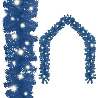 vidaXL Girlanda świąteczna z LED - 10 m Niebieska - Girlanda vidaXL Girlanda świąteczna z LED - 10 m Niebieska - Girlanda