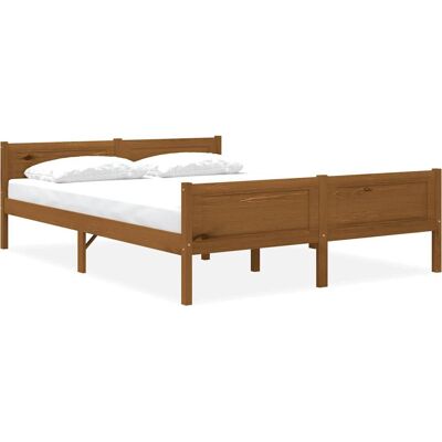 vidaXL 322113 Bettgestell - Honigbraun - Bettgestell vidaXL 322113 Bettgestell - Honigbraun - Bettgestell