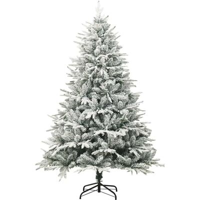 vidaXL Grüner Weihnachtsbaum mit Schnee - Weihnachtsbaum vidaXL Grüner Weihnachtsbaum mit Schnee - Weihnachtsbaum