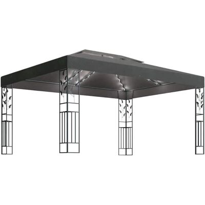 vidaXL Altana z Podwójnym Dachem i Światłami LED - 3x4m vidaXL Altana z Podwójnym Dachem i Światłami LED - 3x4m