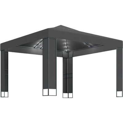 vidaXL Pavillon mit Doppel-Dach und LED-Lichterkette - 3x3 m vidaXL Pavillon mit Doppel-Dach und LED-Lichterkette - 3x3 m