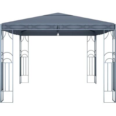 vidaXL Pergola z lampami LED - Zadaszenie ogrodowe - Pergola vidaXL Pergola z lampami LED - Zadaszenie ogrodowe - Pergola