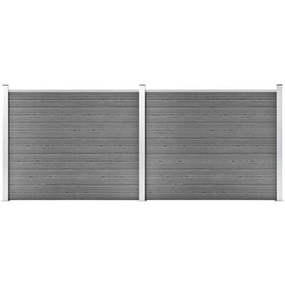 VIDAXL Nova - Zaunpaneel-Set - Grau VIDAXL Nova - Zaunpaneel-Set - Grau