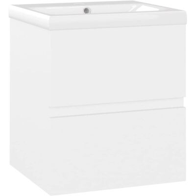 vidaXL 3071549 Badkamermeubel/Wastafelkast Wit Compact 80cm vidaXL 3071549 Badkamermeubel/Wastafelkast Wit Compact 80cm