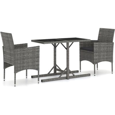 VidaXL 3072470 Gartenmöbelset - Grau VidaXL 3072470 Gartenmöbelset - Grau