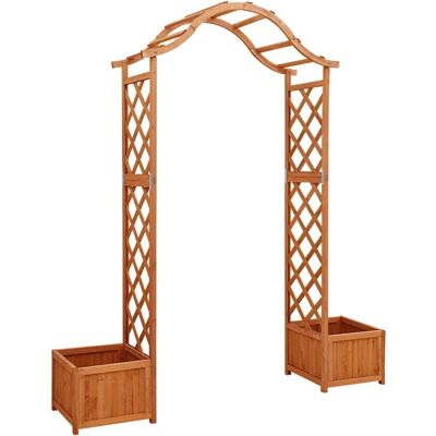 Pergola de jardin en sapin massif avec jardinière - Pergola Pergola de jardin en sapin massif avec jardinière - Pergola