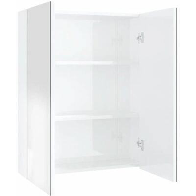 vidaXL Badeværelsesspejlskab, Hvid, 60x15x75 cm vidaXL Badeværelsesspejlskab, Hvid, 60x15x75 cm