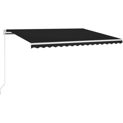 vidaXL 450x300 cm Uitvouwbare Luifel met LED - Zonnenscherm vidaXL 450x300 cm Uitvouwbare Luifel met LED - Zonnenscherm