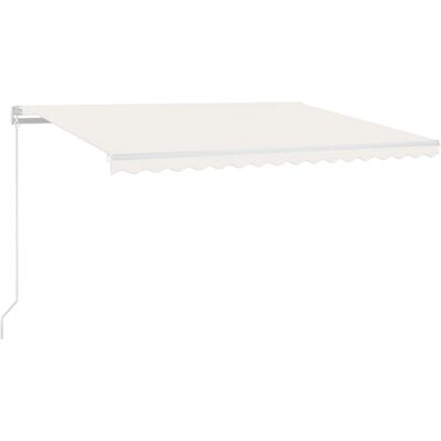 vidaXL Einziehbare Markise 450x350cm - Manuell, Wasserfest, Aluminiumrahmen vidaXL Einziehbare Markise 450x350cm - Manuell, Wasserfest, Aluminiumrahmen