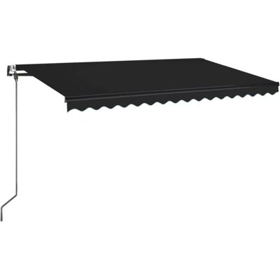 Tenda Automatica con Sensore Vento Grigio 400x350cm - Maisonchic Tenda Automatica con Sensore Vento Grigio 400x350cm - Maisonchic